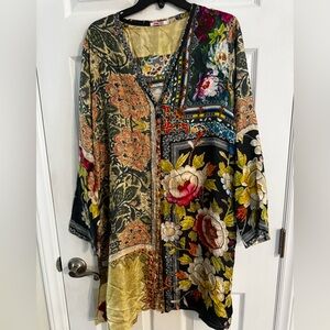Johnny Was Multicolor Bohemian Top